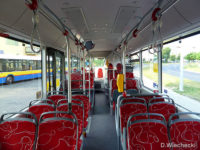 Wnętrze MAN-a Lion's City Hybrid