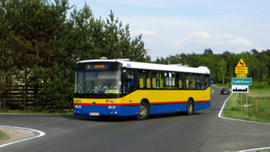 Mercedes #664 na objeździe (linia nr 18)