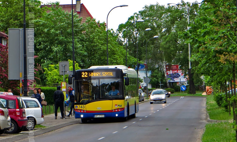 Przystanek zastępczy na ul. Warszawskiej