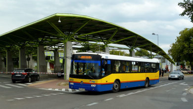 Zamknięty dworzec na ul. Chopina