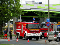 Zamknięty wjazd na teren dworca