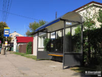 Odnowiona wiata na przystanku "Fabryczna 01"