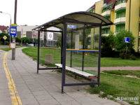 Odnowiona wiata na przystanku "Podolszyce 02"