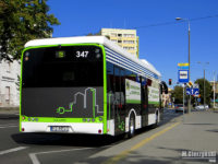 Elektryczny Solaris podczas eksploatacji liniowej