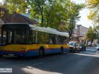 Kolizja z udziałem Solarisa #724 Uszkodzony Solaris #724 (źródło: Portal Płock)