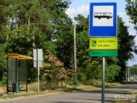 Nowa wiata na przystanku Liszyno, Dekarska