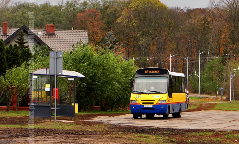 Linia zastępcza x3 na pętli Borowiczki