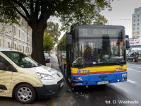 Kolizja z udziałem MAN-a #708