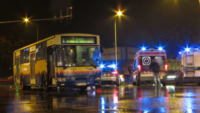 Wypadek z udziałem Jelcza #721