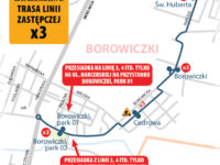 Nowa trasa linii x3 od 26 kwietnia 2017 r. (źródło: kmplock.eu)