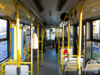 Wnętrze testowego elektrycznego Ursusa CS12LFE