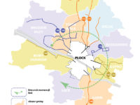 Mapa gmin z prezentacją sposobu nowej numeracji linii podmiejskich
