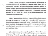 Pismo gminy Słupno skierowane do Miasta Płocka (źródło: facebook wójta Marcina Zawadki)