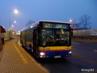 MAN na linii 131 w drodze do przystanku "Lisia"