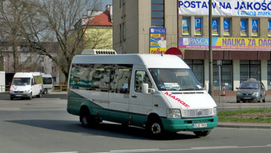 Bus firmy Marqs na nowej linii do Nowego Duninowa