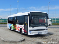 Testowy Autosan SanCity 9LE w drodze do Płocka