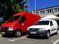 Pojazdy zaopatrzenia - VW LT35 oraz Dacia Logan