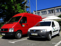 Pojazdy zaopatrzenia - VW LT35 oraz Dacia Logan