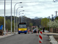 Linia x3 na remontowanej ul. Borowickiej