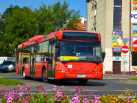 Z czasem standardem na linii 115 stały się miejskie Scanie