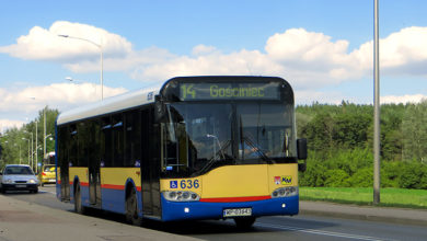 Kurs linii nr 14 do ul. Gościniec