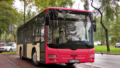 MAN Lion's City M (WPL 34299) na linii P-4