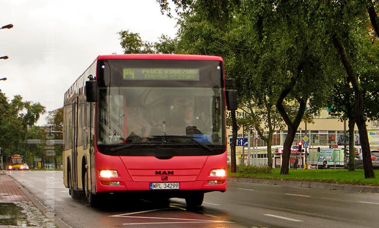 MAN Lion's City M (WPL 34299) na linii P4