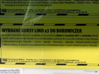 Informacja dot. linii x3