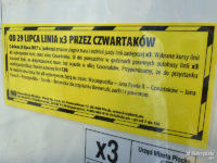 Informacja dot. linii x3