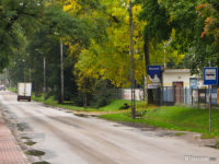 Przystanek zastępczy na ul. Sierpeckiej dla linii 111