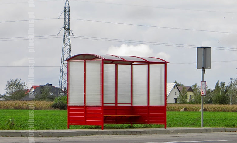 Nowa wiata na przystanku "Naftobudowa"