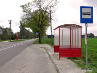 Nowa wiata na przystanku "Naftobudowa"
