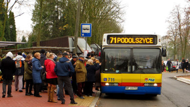 Przystanek początkowy pod cmentarzem