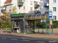 Wiatokiosk na przystanku Skotnickiego - stan na chwilę obecną (listopad 2017 r.)