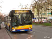 Solaris #749 rozpoczyna kurs na linii 120 do Staroźreb