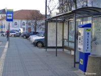 Biletomat na przystanku Kwiatka