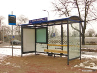 Nowa wiata na pętli Cmentarz Komunalny