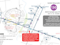 Trasa linii 130 przez Nowe Gulczewo (źródło: kmplock.eu)