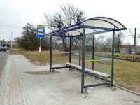 Wiata na przystanku Cholerka 01