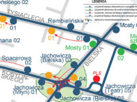 Planowana nowa organizacja węzła komunikacyjnego Jachowicza