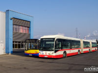 Van Hool AGG300 podczas pierwszego dnia pobytu w Płocku