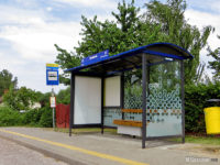 Nowa wiata na przystanku Browarna 01