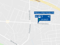 Autobus linii 7 (w kierunku Kostrogaju) na ul. Wyszogrodzkiej z ponad godzinnym opóźnieniem