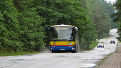 Mercedes #668 na linii 130 w kierunku Szelig