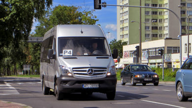 Mercedes-Benz Sprinter (WPL 28900) na linii P-4