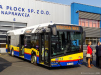 Solaris #753 na terenie zajezdni