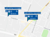 Opóźnienia na liniach 0 i 10 (zrzut ekranu z aplikacji myBus)