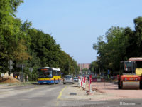 Remontowana ul. Tysiąclecia