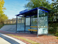 Nowa wiata na przystanku Kostrogaj 02