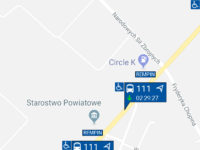 Kurs linii 111 opóźniony 2,5 godz.